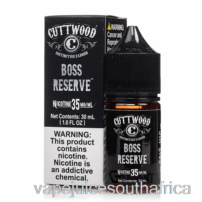 Vape Pods Boss Reserve - Cuttwood Salts - 30Ml 50Mg
